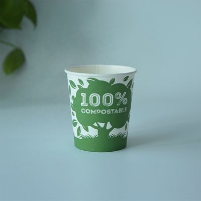 3oz 75ml enkelvoudige wandpapierbeker enkelvoudige PE-papierbeker aangepast logo