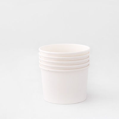 Witte ijspapieren schaal 930 ml Double PE coated dessert serving bowls