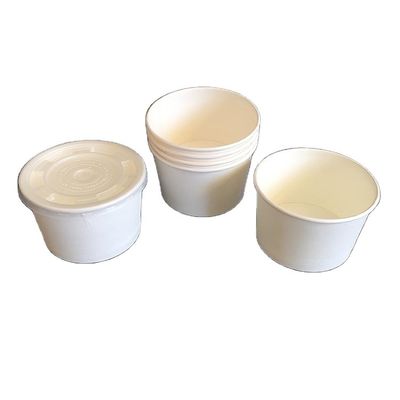 Eenmalige papieren schaal 350 ml PE bedekt voor aanpassing Print