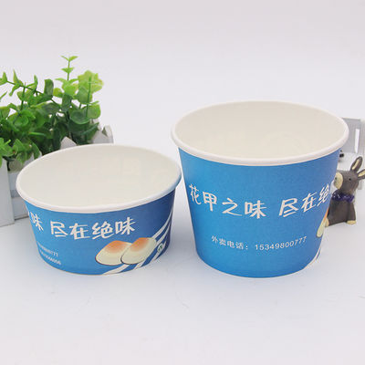 Koud voedsel Salad Eco Paper Bowls Kraft Bowl 750ml Custom Logo