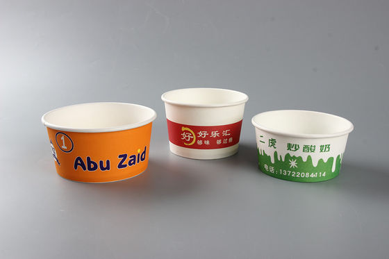 860 ml Eco wegwerpschalen Salad vakantie wegwerpschalen enkel PE bekleding