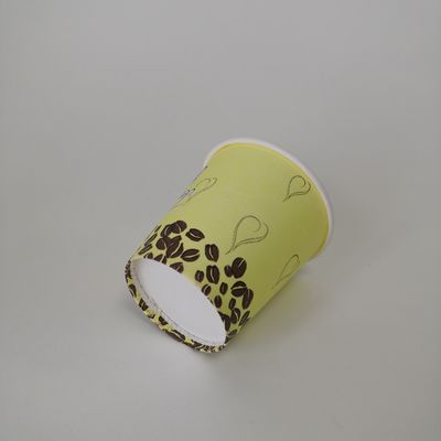 Logo Printing Paper Beverage Cups 3oz 75ml Biodegradeerbaar Papier Koffiekopjes