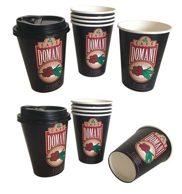 32 oz 970 ml Single Wall Paper Cup Aanpasbaar Logo Branded Wegwerp Koffiekoppen