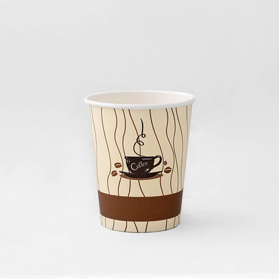 9 oz 250 ml wegwerp PE bedekte enkelvoudige papieren beker hoge temperatuur bestand