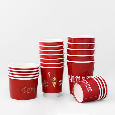 540 ml Dubbele wandpapier koffiebekers OEM koud drinken wegwerp 16 oz Dubbele wandbekers