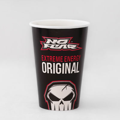 24 oz 675 ml milieuvriendelijke wegwerp PE enkelvoudige papieren kop met aangepast logo