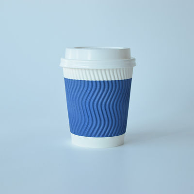 Food Grade Ripple Wall Paper Cup 22oz Branded Wegwerpbekers ODM Eco Friendly