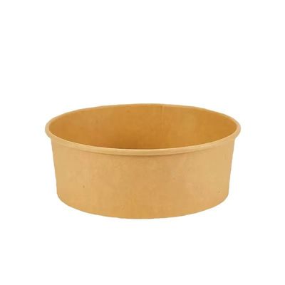 Soep Noodle Uitneembaar Papieren Schotel 930 ml Ronde Salad Containers Maaltijd Bereiding